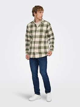 Only & Sons Slim fit Overhemd 'ONSGUDMUND' in Blauw, Donkerblauw | ABOUT YOU