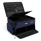 Organizador de maletero de golf de 3 capas, bolsa de almacenamiento impermeable para accesorios de golf de