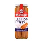 Wikinger 12 Hot Dogs Bockwurst Style in Brine 1030g x 6 – Authentic German Sausages – Ready to Eat, Juicy & Flavourful – Perfect for BBQs, Parties & Family Meals
