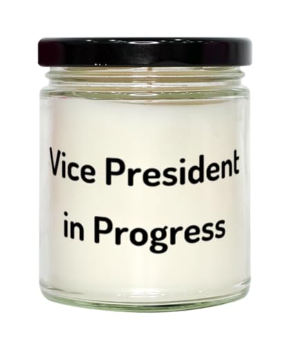 Mugart Vice President in Progress Scent Candle, Vice President Present from Friends, Cute for Colleagues, 9oz