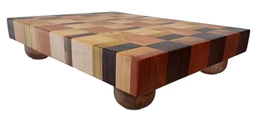 Raised Butcher Block-beautiful & gorgeous Cherry, Beech, Poplar, Walnut & Maple hardwood-2' thick X...