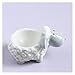 Eleganckie kubki na jajka Królik Ceramiczny Ręcznie malowany Jajko Taca Cute Małe Ozdoby Dla Dzieci Śniadanie Kubek Jajka Pieczenie Małe Puchar Uchwyty na kubki na jajka (Color : B)