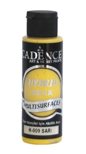 Cadence Pintura Acrílica Multisuperficie Hybrid Amarillo Ref. H009