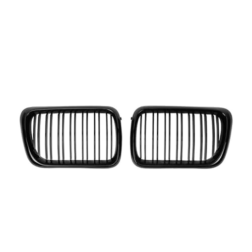 Parrilla de riñones para E36 LCI (1996-1999) en negro brillante estilo doble línea