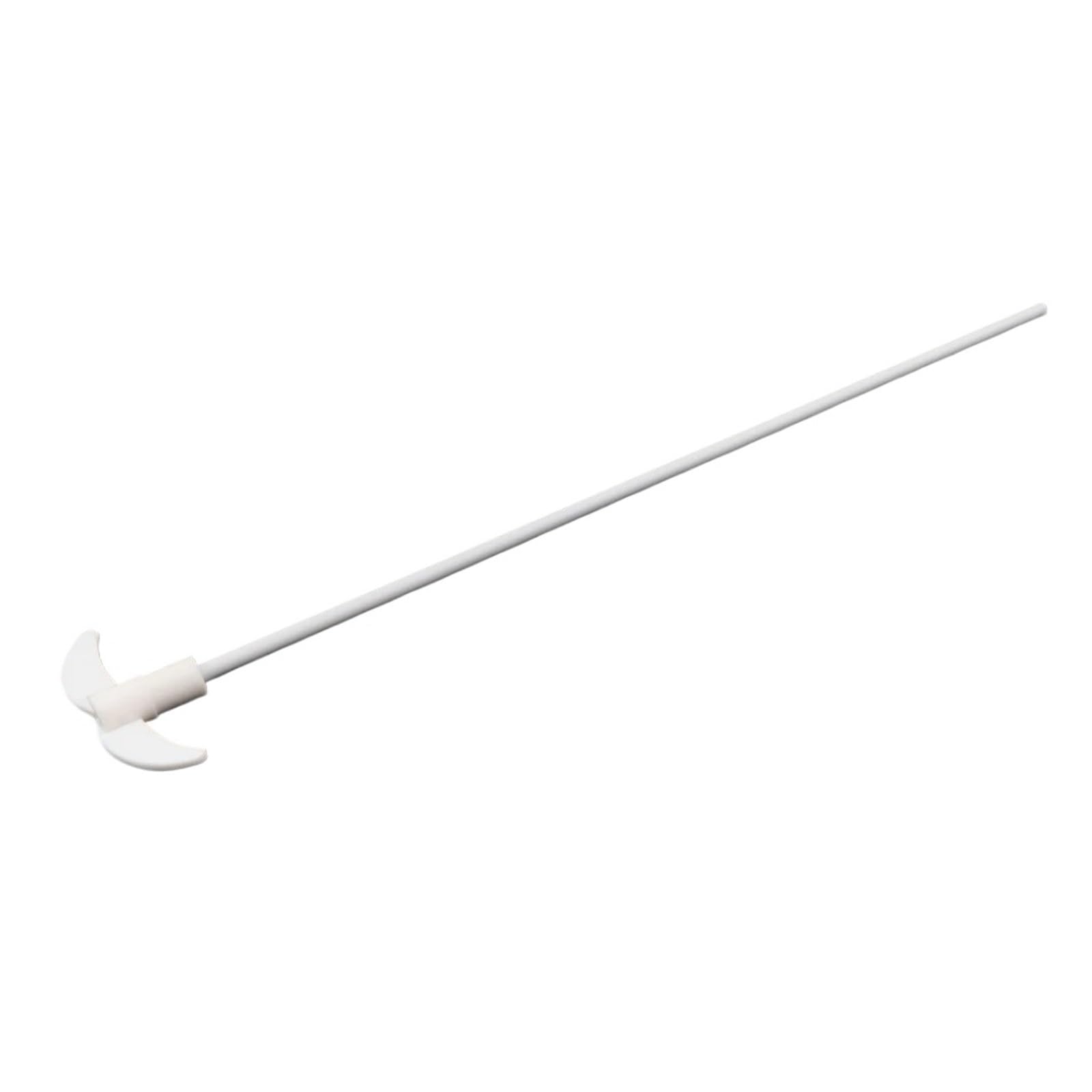Varilla agitadora de eje agitador de PTFE Eje mezclador agitador de PTFE con paletas plegables, varillas agitadoras for experimentos de laboratorio científico(L 450mm Oar Dia 90mm)