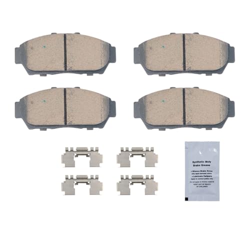 Image of HUSCH D617 Front Ceramic Brake Pads Kit Fit For Acura Integra 1994-2001, For Honda Civic 1994-1996