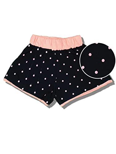 Image of 100% Cotton Printed Combo Shorts for Girls - Regular Fit Set of 2