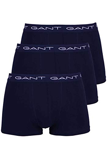 GANT Men's Trunk 3-Pack, Navy, M