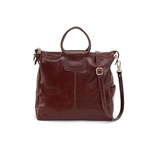 HOBO Sheila Large Leather Satchel, Crossbody Bag for Women with Top Handle