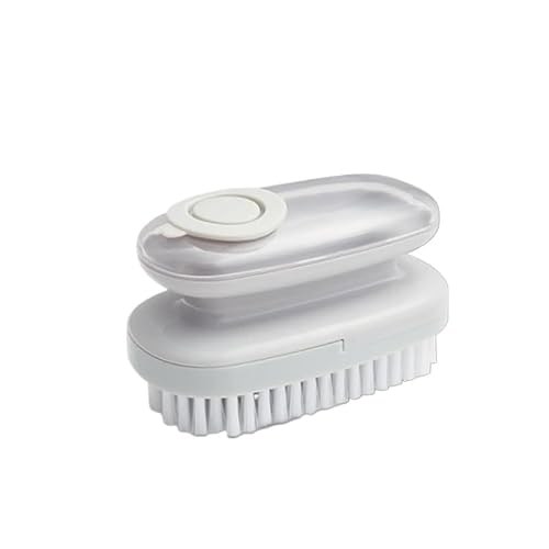 MQPALZKD Shoe Cleaning Gadget Soft Bristles Non Abrasive Multi Functional with Liquid Dispensing Brush