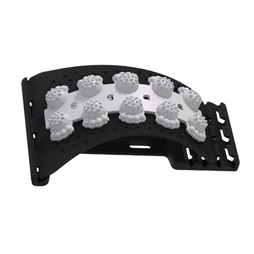 Tablero de apoyo para la luz | Tabla de masaje con nudos, estiramiento de espalda lumbar ajustable de 4 niveles, para gimnasio en casa, corrección ortopédica, relajación nerviosa, prevención