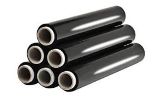 BOBINE FILM ESTENSIBILE MANUALE NERO H. CM. 50 KG. 2,2 N. 6 PEZZI