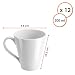 Imagen de Spetebo Tazas de café de porcelana blanca con asa