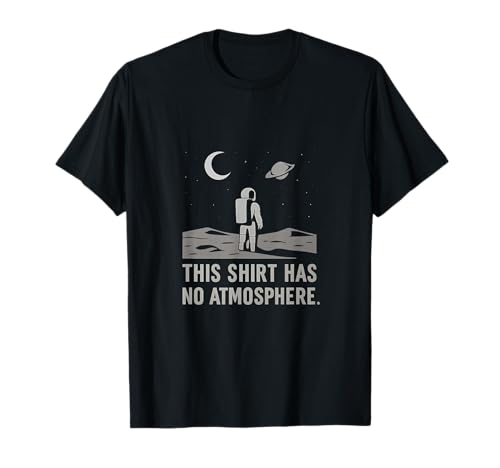 Sin Atmósfera Luna Paisaje Diseño Espacio Camiseta