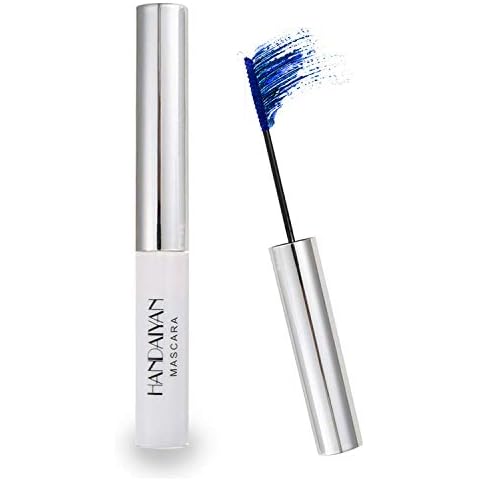 GL-Turelifes 12 Color Mascara Colorful Fiber Mascara Charming Longlasting Mascara, Thick & Long Eyelash Waterproof and Smudge-proof Eyes Makeup (#05 Sapphire blue) Cover