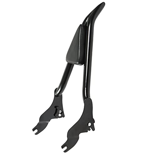 Wflnhb Motorcycle 22Inch Detachable Sissy Bar Passenger Pointed Rear Backrest With Cushion Pad Replacement For Touring Road King Street Glide Electra Glide Road Glide 2009-2021 #TOP24