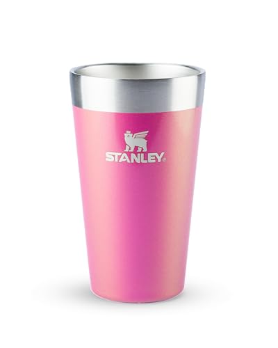 Copo Térmico de Cerveja Dazzle Pink Shimmer | 473ML