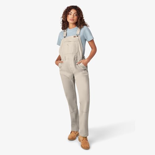 Overol con peto Dickies para mujer con doble frontal de pato resistente 4