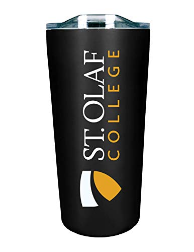 The Fanatic Group Personalized St Olaf College Double Walled Soft Touch Tumbler, Design-2 - Black