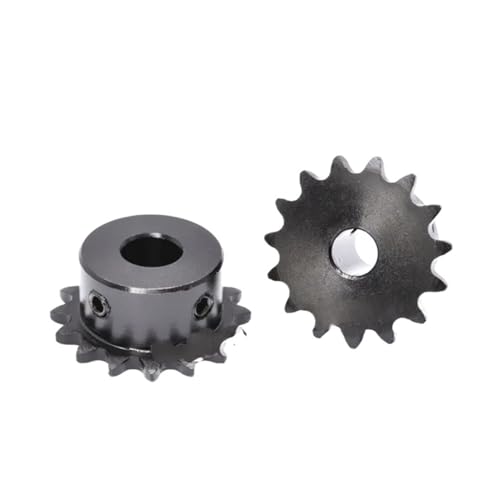 Bevel Gear Pinion Hardware Mechanical 20T-30T 04C Chain Gear Bore 10mm Industrial Sprocket Wheel Motor Chain Drive Sprocket 45# Steel Tooth Pitch 6.35mm(23 Teeth)