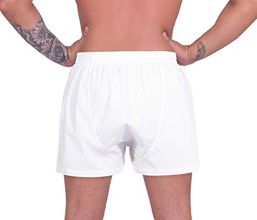 LUFT Mens Cotton 2 Pack Underwear Waistband Solid Stretch Briefs Boxer Shorts4