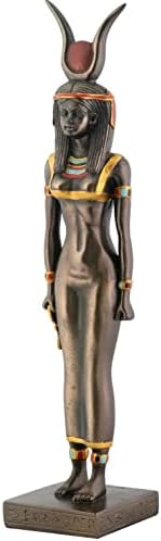 Egyptian Bronze Isis Collectible Statue image 3