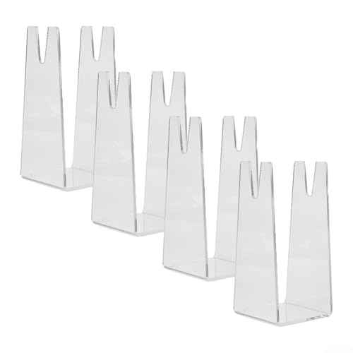Soporte de paleta de tenis de mesa, 4 soportes de exhibición de acrílico transparente para raquetas en tiendas deportivas y áreas residenciales (2 piezas)