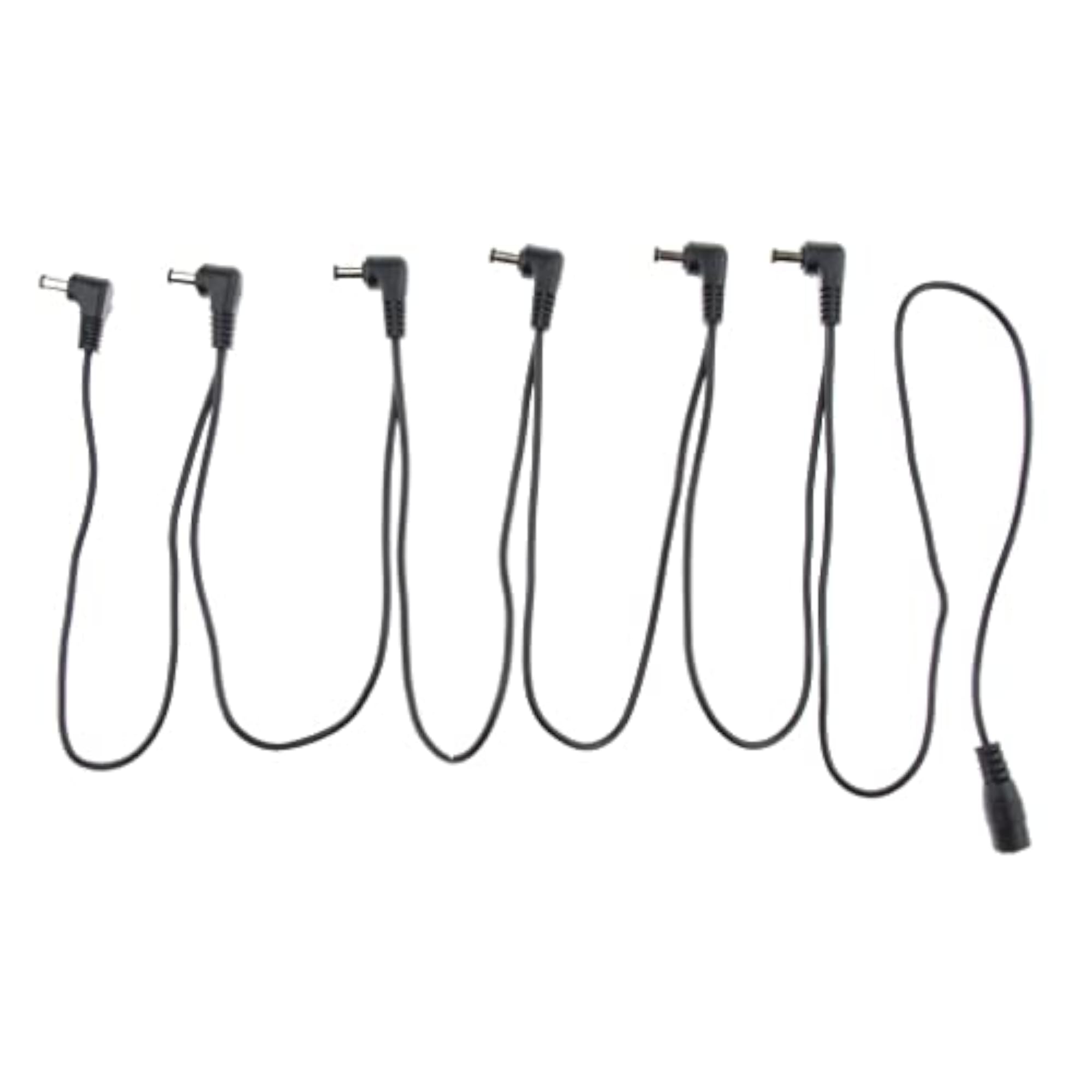 1 to 6 Way Guitar Effect Pedals Power Supply Cable + Adapter