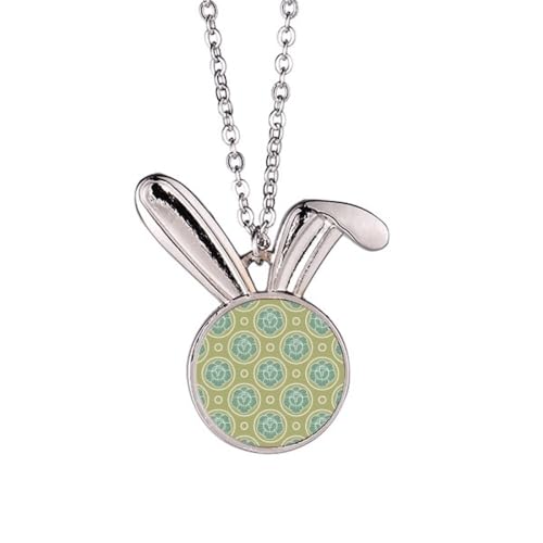 Collier lapin et chou vert cadeau d'anniversaire original