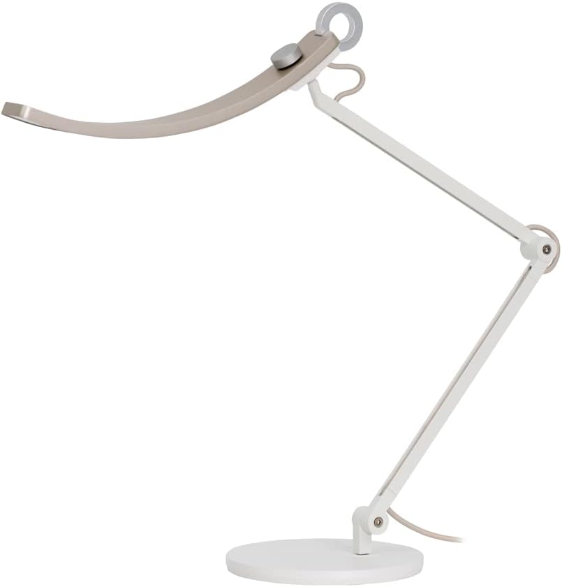 e-Reading Desk Lamp - Ultrawide and Bright Lighting, Dimmable, Dual Smart Mode, Adjustable Arm, Auto-dimming, High CRI, Eye-Caring Lamp for Home Office, Reading, Study, Craft, Matte Gold