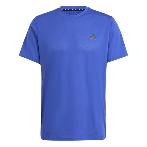 adidas Hombre Train Essentials Comfort Training tee, Semi Lucid Blue/Black, XL