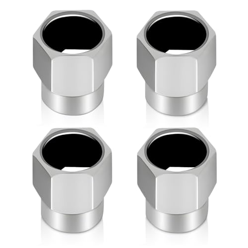Ford Tire Valve Stem Caps, 4-Pack