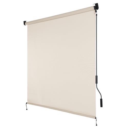 Aoodor 8'W x 8'H Cordless Solar Shade