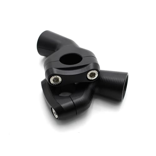 Rehausseur guidon moto aluminium noir Bonneville T120 T100