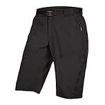 Endura Hummvee Cycling Shorts with Liner | Detatchable Liner | Urban and Trail Shorts | Padded Comfort | Cargo Storage | Clickfast Shorts Solid Black