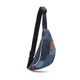 MISAKO Dean RIÑONERA - Riñonera Casual - 32X12X5 CM - Azul