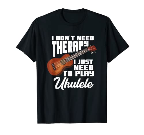 Ukulele TShirt per Ukulele e Chitarra Musicisti Maglietta