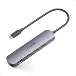 Anker USB-C Hub (5-in-1), 4K@30Hz HDMI with 100W Max Power Delivery, USB-C and USB-A Data Ports, Compact and Stylish for MacBook, Dell XPS, and More (Charger Not Included) | Anker USB-C Hub (5-in-1)