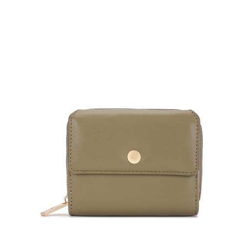 Image of Fastrack Women's Mini Organizer Wallet | Flap Closure, Tri-Fold Design, Zip Coin Pocket, Card & Cash Slots | Compact & Organized | 6 Months Warranty