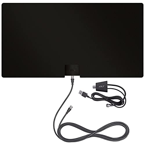 Mohu Leaf Ultimate 65 Amplified Indoor Hdtv Antenna - 2 Pack With Jolt Amplifiers And 12 Ft. Coaxial Cables #TOP1