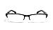 IG Unisex Clear Lens Sleek Half Frame Slim Temple Fashion Glasses