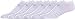 New Balance No Show Socks (6 Pack), White/Grey, Shoe Size: Men's 9-12.5/Women's 10-12 (Medium)