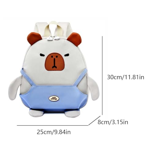 Capybara Stylish Large Capacity Backpack with Zipper Closure for Adventures4