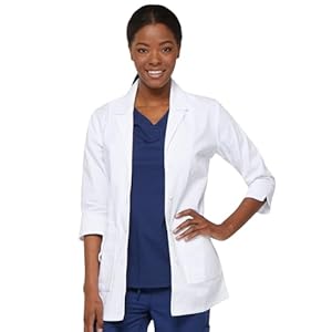 Dickies Women’s Junior Fit 3/4 Sleeve Lab Coat