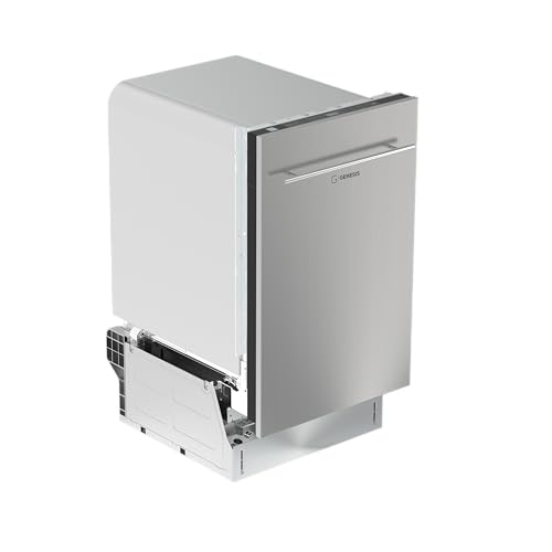 image for Genesis 18 Inch Dishwasher with 8 Place settings, 6 Washing Programs, 