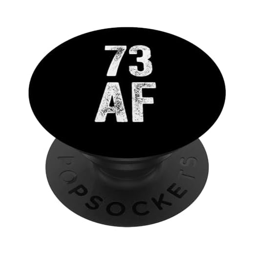 73 años - 73 AF - Divertido cumpleaños 73trd PopSockets PopGrip Intercambiable