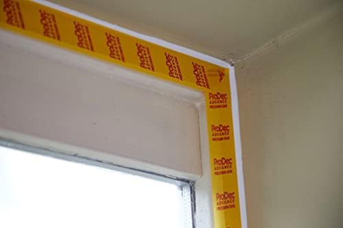 ProDec Advance ATMT003 48mm (2 inch) x 50m Precision Edge Multi Surface Painters Masking Tape for Razor Sharp Lines with No Paint Bleed For Indoor Painting and Decorating,Yellow