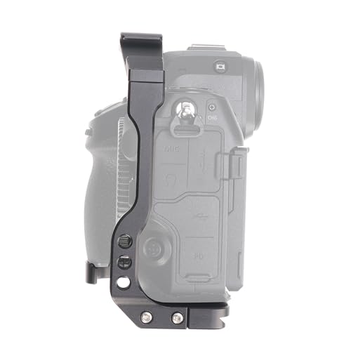 Image of FocusFoto Camera Cage with Top /Side Handle Kit for Nikon Z8 Mirrorless Camera, Aluminium Video Stabilizer Rig with Cold Shoe, 1 /4 inch Screw Mount, 3 /8 inch-16 Locating Pins for Arri Grip, QR Plate for Acra