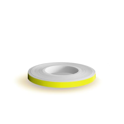 4R Quattroerre.it 10260 Wheel Stripes Franjas Fluorescentes para Llantas de Moto, Amarillo, 5 mm x 6 mt