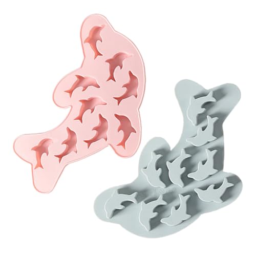 Molde de silicona para hielo y chocolate SEWACC 2 piezas miniatura 1